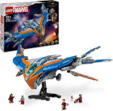 LEGO Marvel Guardians of the Galaxy: The Milano Building Spaceship Model with 4 Superhero Minifigures Avengers Flyer for Space Adventures Present för pojkar och flickor 76286 Byggset Besuche den LEGO-Store Standardtitel