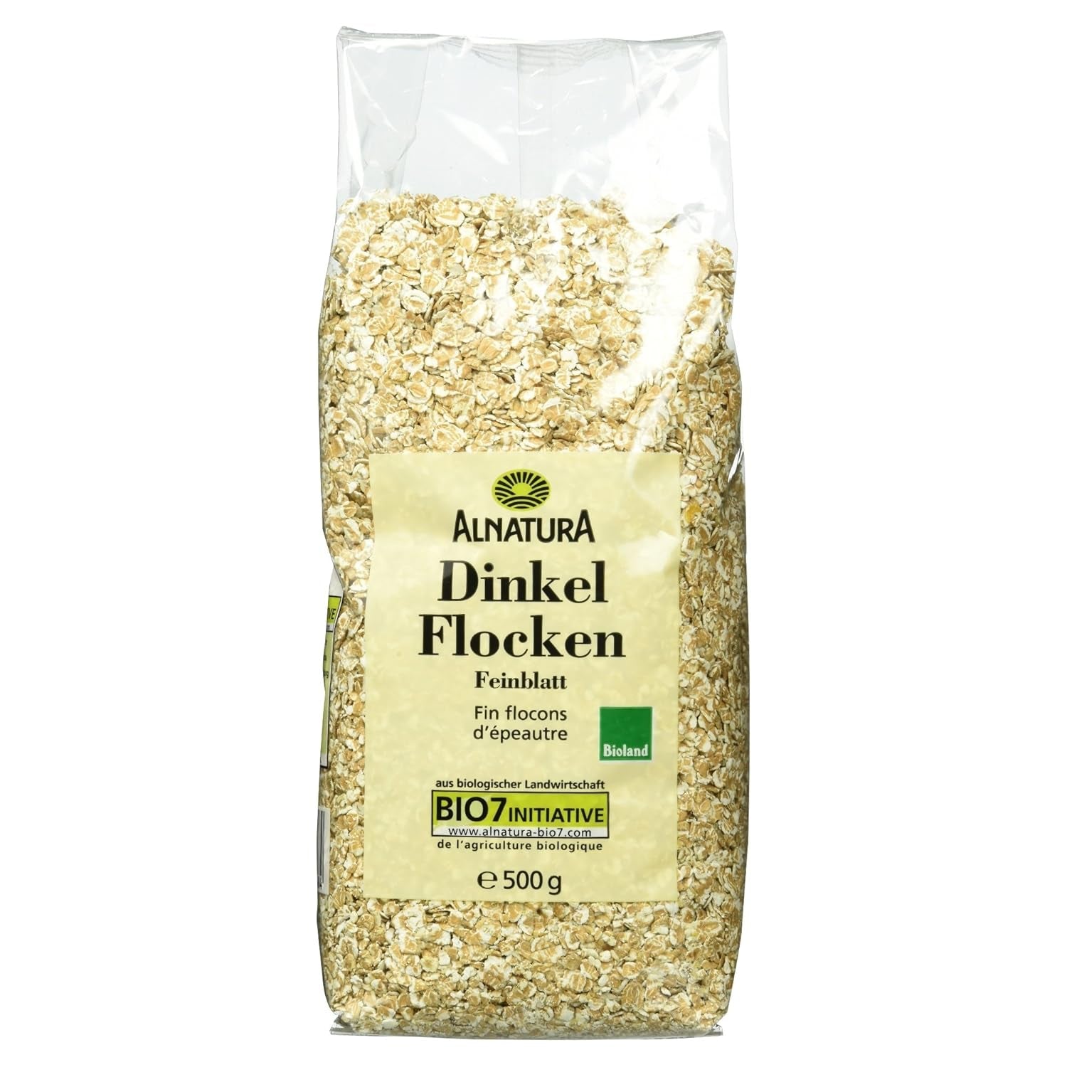 Ekologiska dinkelflingor, fina flingor, 500g