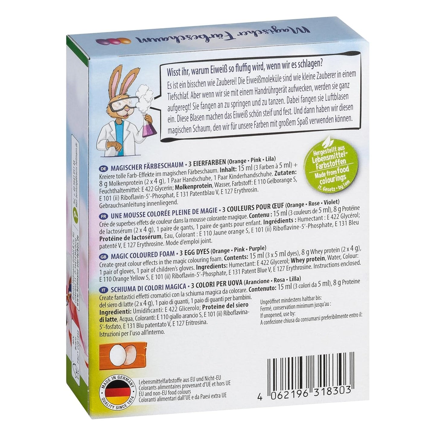 Heitmann Äggfärger - Äggexperiment - Magic Coloring Foam