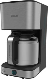 Cecotec Coffee 66 Drop & Thermo dropp kaffebryggare, 950 W, 1,2 L, 10 koppar, ExtremeAroma-teknik, anti-droppfunktion, vattennivåindikator, återanvändbart huvudfilter, överhettningsskydd