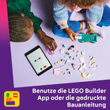 LEGO Friends Heartlake City Glassbil Låtsaslekset 2 figurer och en kanin Byggset 4 år gamla flickor Leksakskaraktär Minifigur Byggleksak 42644 Byggset Besuche den LEGO-Store