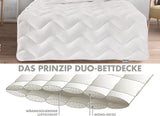 Traumnacht energisparfilt - Extra varm vinterfilt med en fyllnadsvikt på 1 685 g, 100 % mikrofiber, tvättbar i 60 grader, 135X200 cm, Oeko-Tex certifierad, producerad enligt den tyska kvalitetsstandarden Överkast och täcken Naty Shop