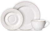 Ritzenhoff & Breker Isabella kaffeservering, 18 stycken, fint porslin, vit med ornament, 37 x 26 x 25 cm