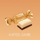 Merci Petits kaffegrädde - 12 x 125 g - Små vita chokladpraliner på fin choklad med kaffegrädde - individuellt inslagna chokladpraliner