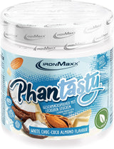 Ironmaxx Phantasty - Creamy Peach 250G Dos | Vegan Geschmackspulver Mit Echten Frucht- Oder Nussstückchen | Perfekter Zuckerersatz Sötningsmedel Naty Shop 250 G (1Er Pack) Vit Choc – Coco Mandel