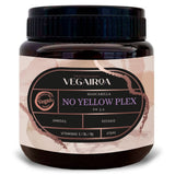VEGAIROA - No Yellow Plex Mask - Neutraliserande mask för gula och orange toner - Fuktgivande vård - Lila pigment - Professionell vegansk hårprodukt - 275g Naty Shop hårmask Standardtitel
