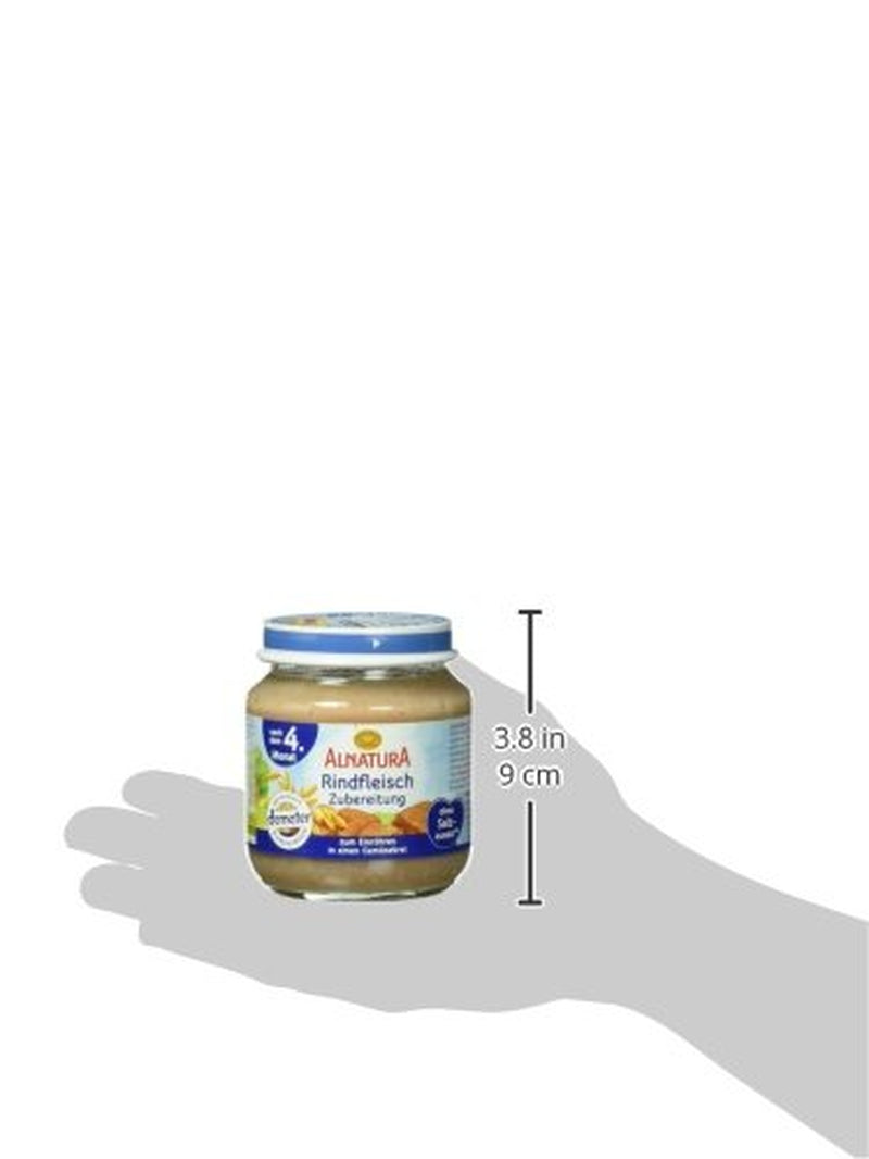 Tillagad av ekologiskt nötkött, 125 g