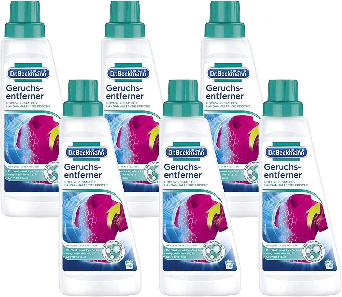 Dr Beckmann Odor Remover, Tar bort envisa lukter från djupa mattor, 500ml Naty Shop 3 liter 6 x 500ml
