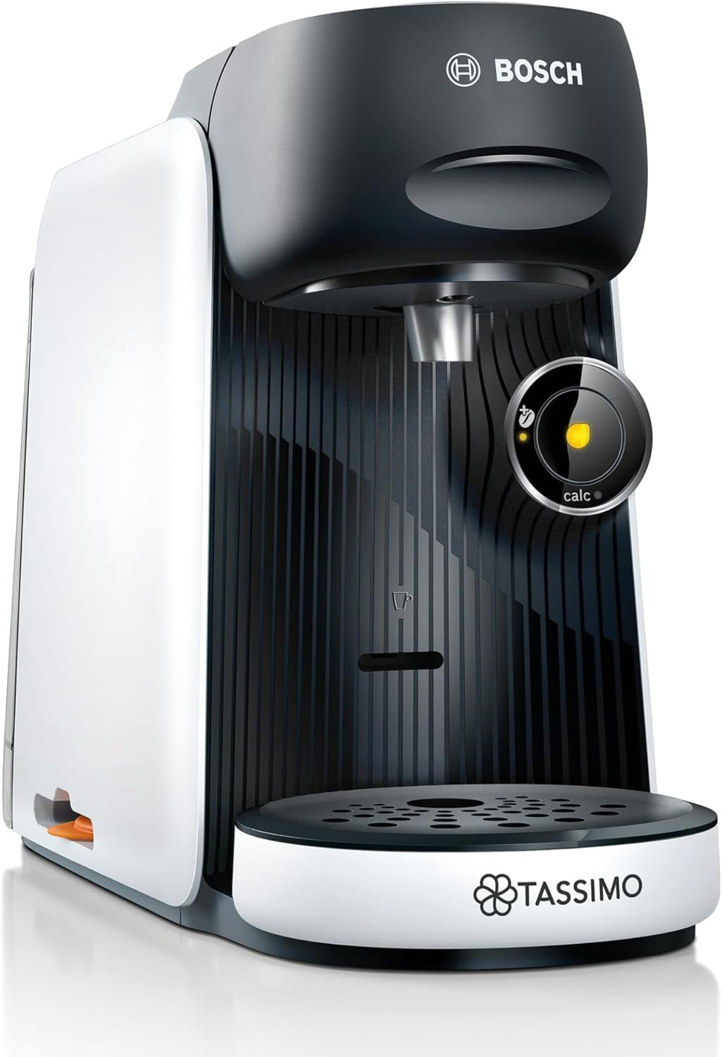 Bosch Tassimo finess TAS162E kapselespressomaskin, 70 drycker, intensivare kaffe med en knapptryckning, automatisk avstängning, hållbar, perfekt dosering, 1400 W, svart/svart