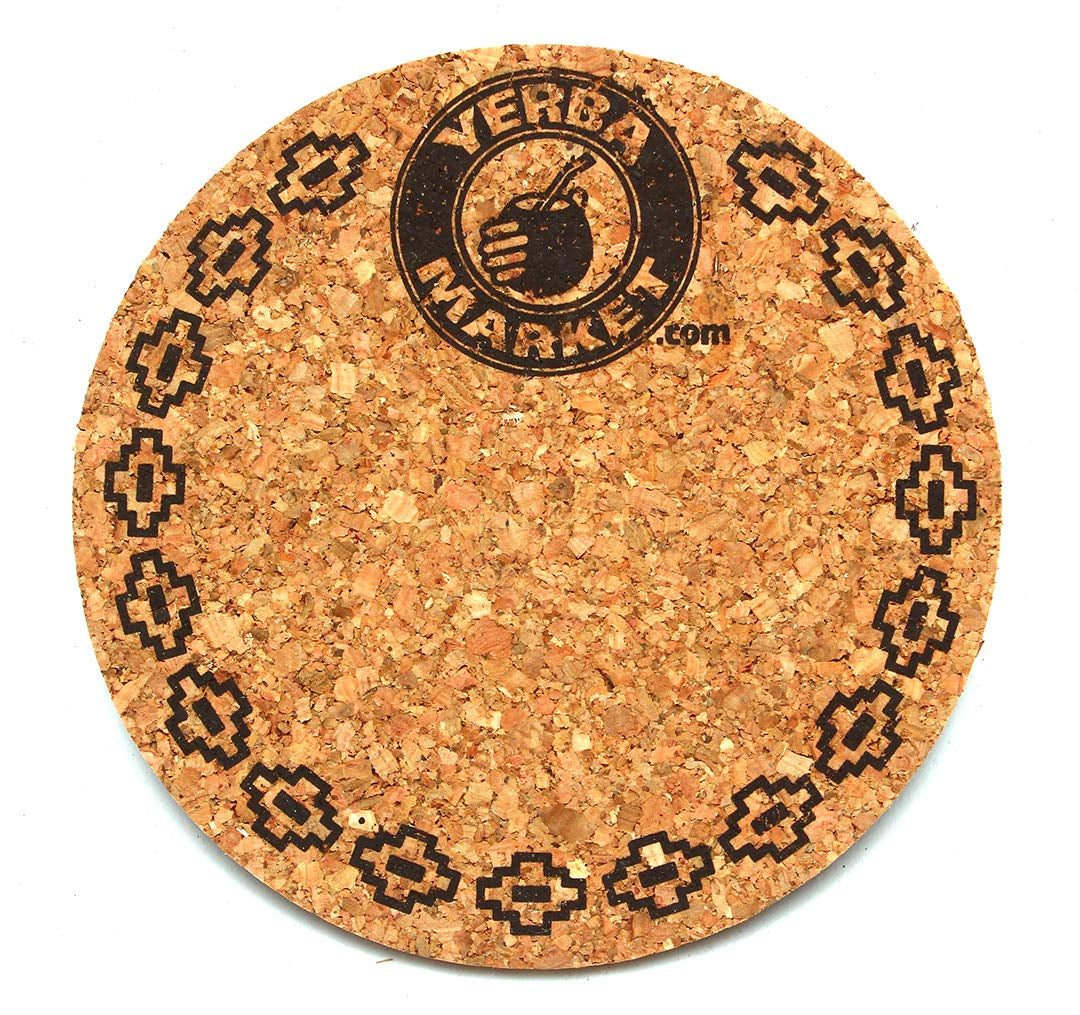 Yerba Mate teservis för 2 personer – Mas Energia Guarana 400 g – Marmol Blå keramisk mugg 350 ml – Rostfritt stål Bombilla 19 cm – Löst te 2 x 200 g