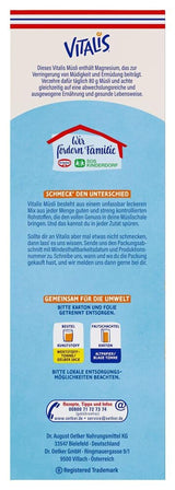 Dr. Oetker Vitalis Less Sweet Crunchy Pure: Crunchy müsli med 30 % mindre socker, 5-pack (5 x 600g)