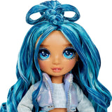 Rainbow High Winter Wonderland - Skyler (blå) - 28 cm Hidden Magic Water Accumulating Snow Fashion Docka med Snowman Set, lämplig för 4-12 år gamla barn och samlare Naty Shop Dolls