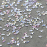 50st Liten Zirconia Rhombus Glitter Nagelstenar Nyckelringar Blandade Färger Glittrande Strass Nagelberlocker Mini Rhombus Nagelkristaller Diamantnaglar Strass Nagelberlocker Nageltillbehör Nagelkonst