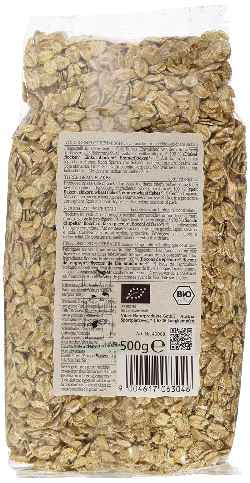 Verival Ancient Cereal Flakes - Ekologisk, förpackning om 6 (6 x 500 g)