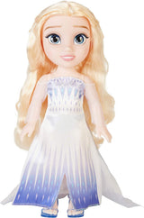 Disney Frozen 2 Elsa Doll - 35 cm lång, poserbar docka i ikonisk modeklänning och långt hår som flödar för extra kul, för tjejer från 3 år och uppåt, 214894