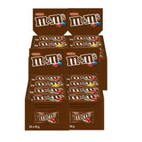 M&M's Peanut Chocolate Bulk Pack 24 x 45 g Choklad Peanut Smaksatt Linser Chokladpresent (1080g) Idealisk som godis med fotbollstema