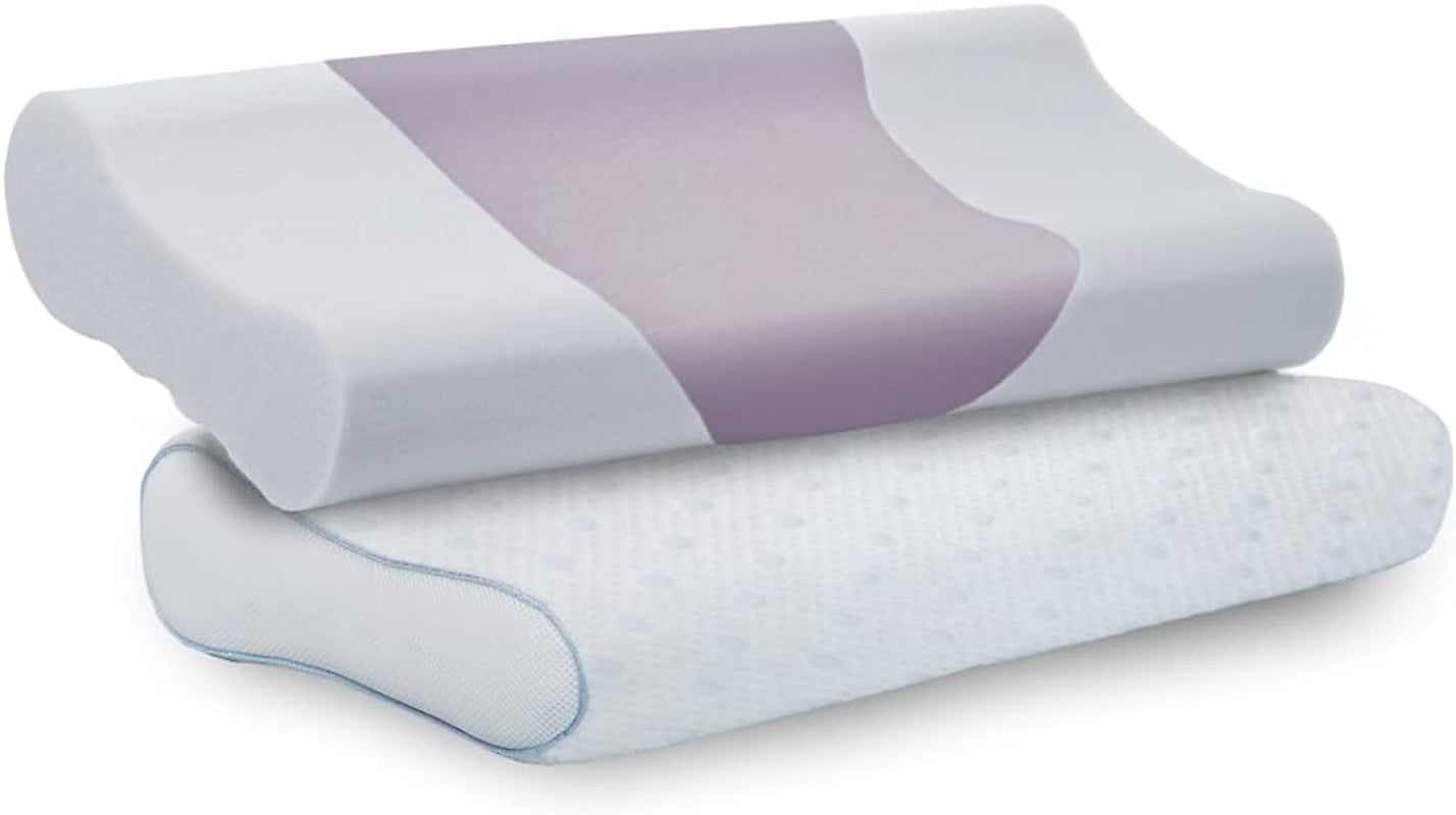 PARADIES Nackkudde 40X80 Cm - Revita Ergonomic - IGR Certifierad, Ergonomisk nackstödskudde Höjd: 10 Cm Cervikala ortopediska kuddar Naty Shop Revita Vario-Ergonomic