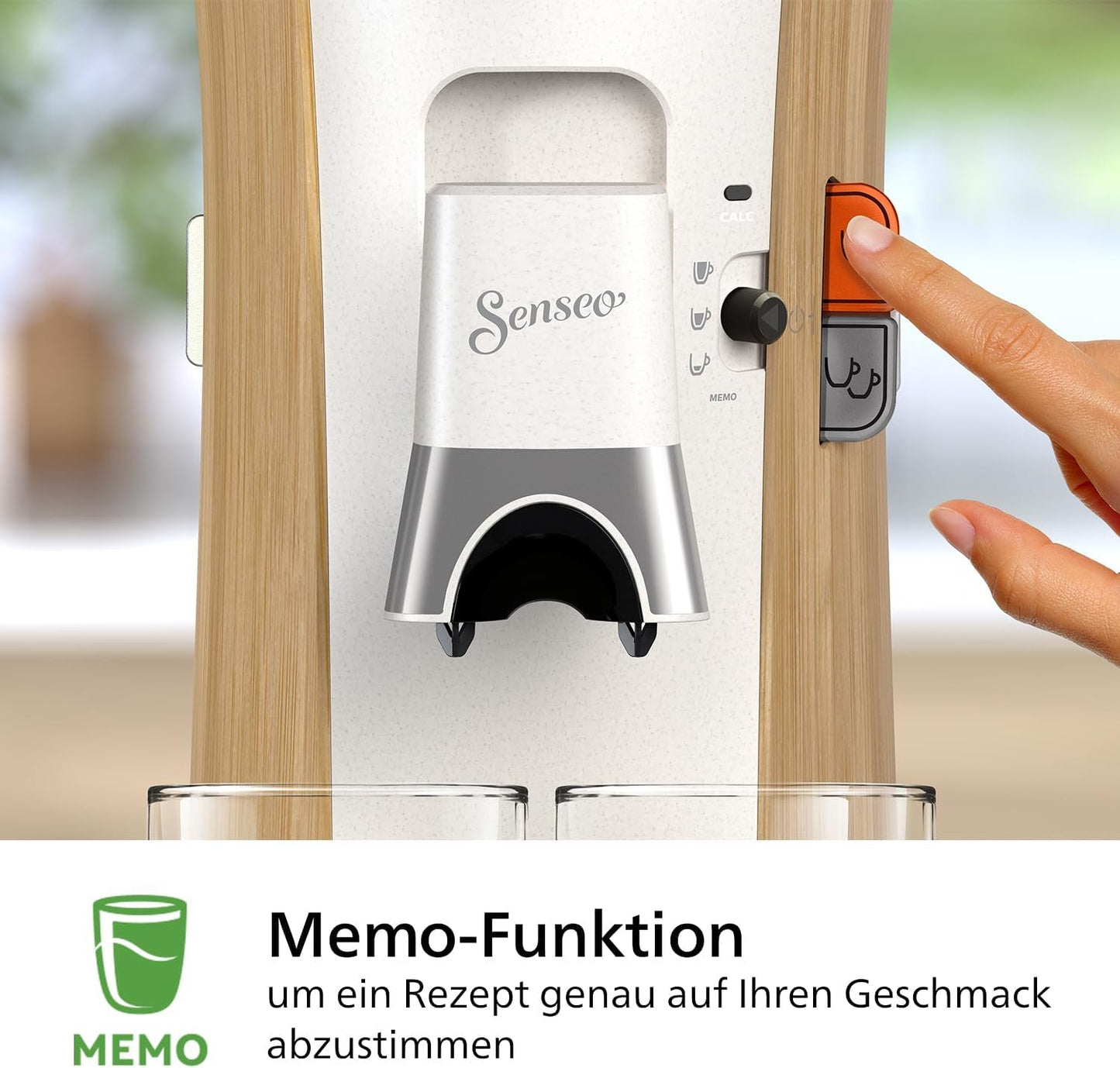 Espressomaskin med PHILIPS Senseo Select-kapslar - Intensity Plus, med Memo-funktion för 3 kaffespecialiteter, Crema Plus, ekologisk produkt, hög kvalitet, silkesvit (CSA240/05)