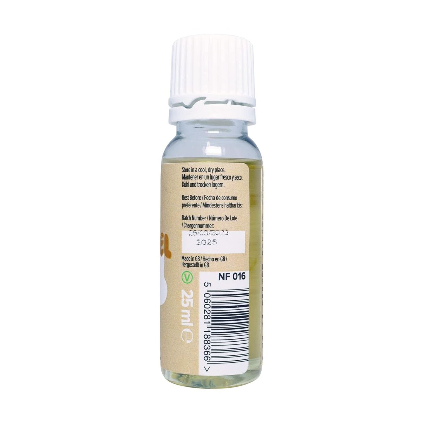 100% naturlig karamellsmak, 25 ml Aromas Naty Shop