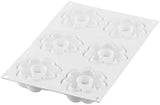 Silikomart, Silicon Tryffel Crown Form Ø 8,2 x H 2,9 cm, 6 hålrum, 90 ml Kitchen Naty Shop