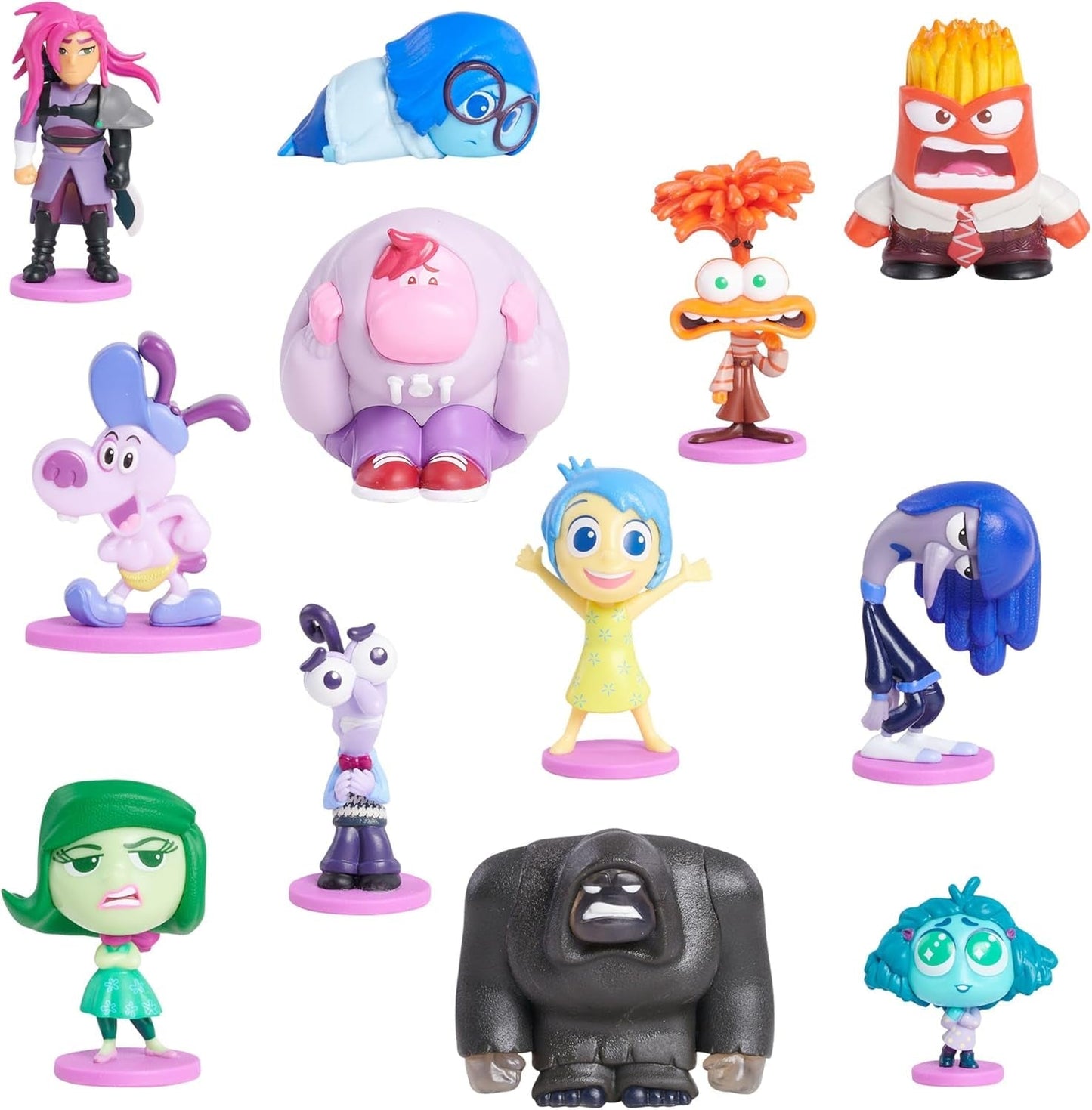 Spela bara Disney och Pixar inifrån och ut 2 minifigurer Samlarfigurer 2,5 cm till 6,4 cm höjd Leksaker för barn från 3 år och uppåt Actionfigurer Naty Shop