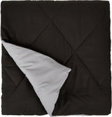 Amazon Basics påslakan i mikrofiber, kan användas på båda sidor, 220 X 240 Cm, grå/svarta Täcken och täcken Naty Shop