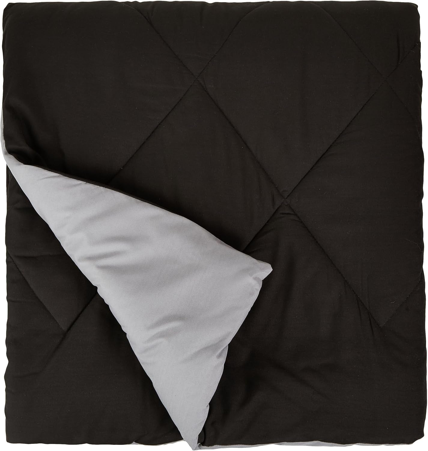Amazon Basics påslakan i mikrofiber, kan användas på båda sidor, 220 X 240 Cm, grå/svarta Täcken och täcken Naty Shop