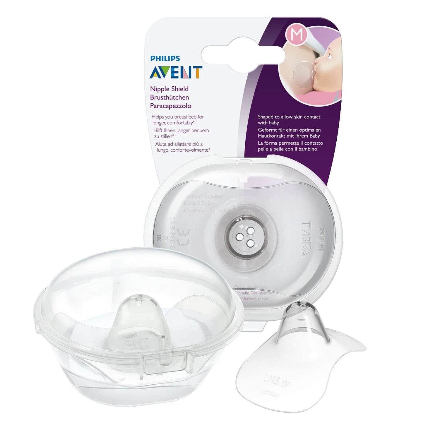 PHILIPS Avent SCF153/03 Bröstvårtsskydd - Medium Size Mat- och amningstillbehör Baby Naty Shop