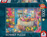 Schmidt Spiele 59764 Colorful Flower Shop 1000-bitars pussel Naty Shop Standardtitel