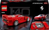 LEGO Speed Champions Ferrari F40 Supersportbil, lekset med byggbar leksaksbil och minifigurförare, samling byggset för barn, present till pojkar och flickor 76934 Byggset Besuche den LEGO-Store