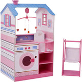 Olivia's Little World Teamson Kids Trädockor, 45 cm, dubbelsidig, för barn TD-11460W