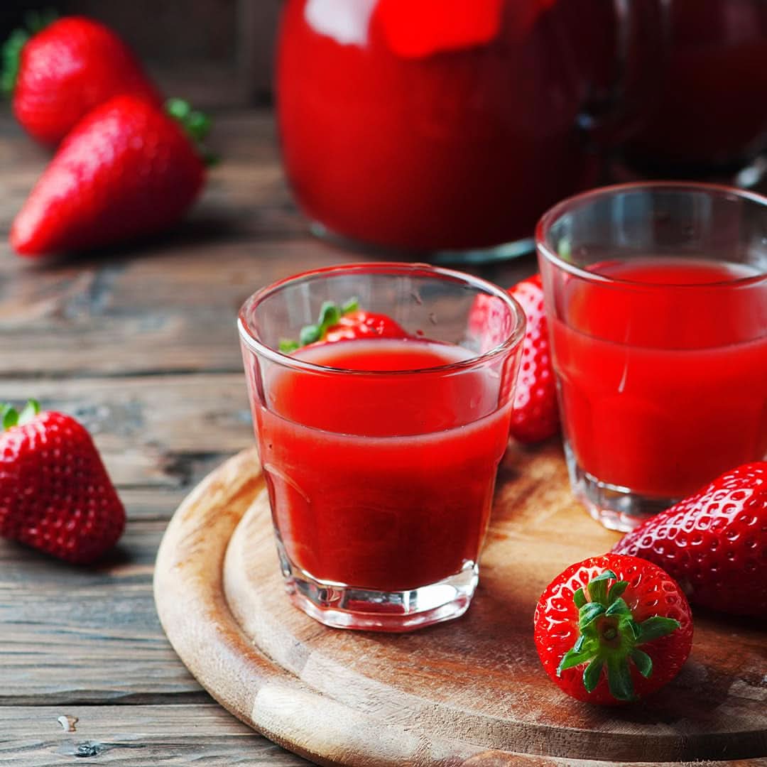 Rauch Happy Day Strawberry | Intensiv jordgubbssmak | Raffinerad med äpplen och citron | 6X 1 liter, Tetra Prisma Alkoholfria drycker Naty Shop