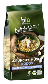 Krispig müsli med bär Biozentrale | 375 g ekologisk müsli | Perfekt för frukost och din kopp takeaway-müsli | Ett alternativ till müslibars