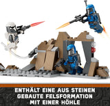 LEGO Star Wars: Mandalorian Ambush on Mandalore Battle Pack, äventyrsbyggande leksak för barn, Collectible Action Set, presentidé för pojkar och flickor 75373 Byggset Besuche den LEGO-Store