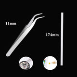 10 lådor Nail Rhinestones Kit, multifunktionella tillbehör med 1 pincett, dekorativa diamanter, kristaller, pärlor, ädelstenar, färgglada, blandade, hästögon, metalliska stenar, för DIY-nageldekorationer