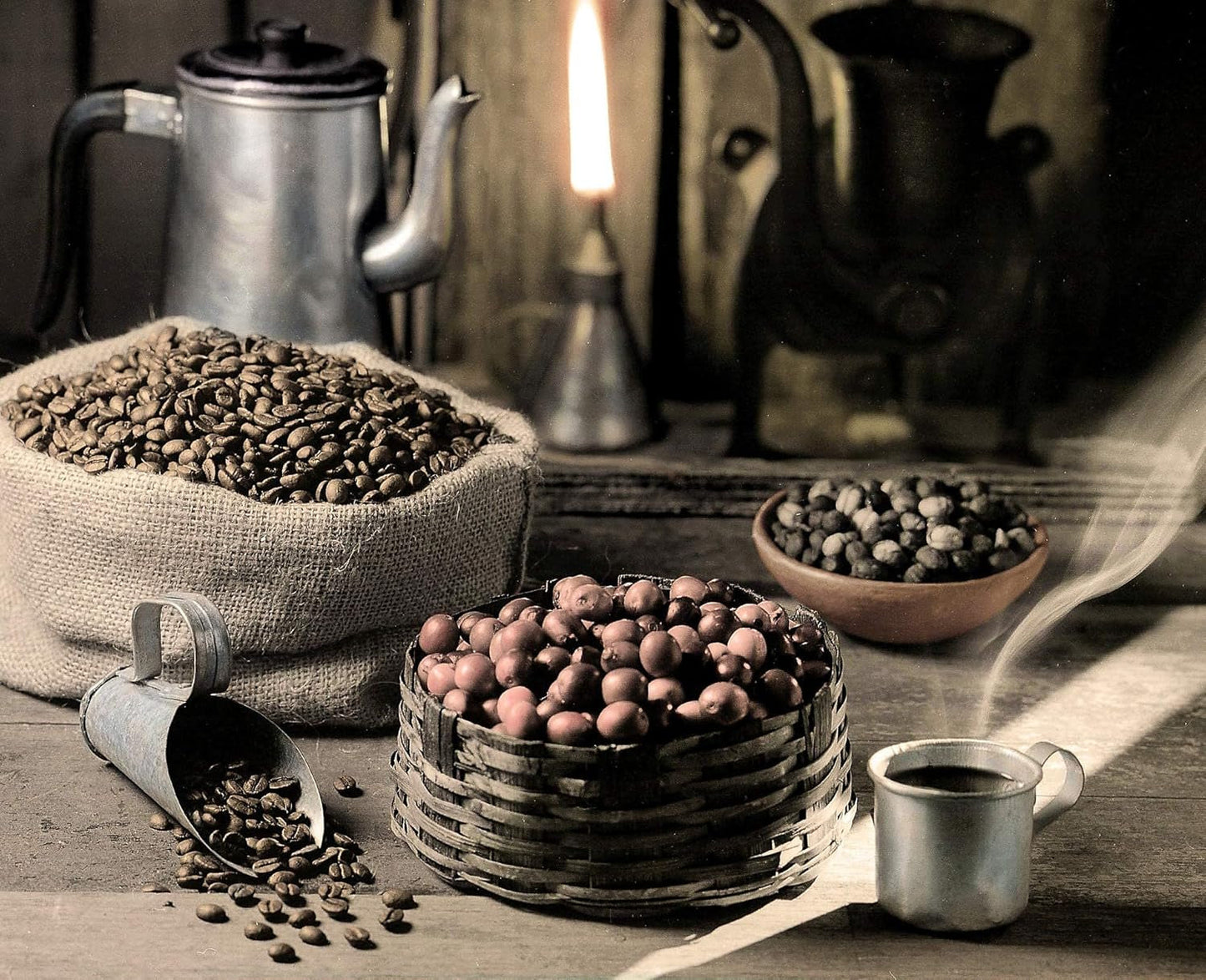 C&T "Ragnarök Coffee" nordischer Röst-Kaffee | 1000g Bohne gås | als Espresso & Cafe Crema trinkbar | kräftig + würzig + aromatisk | 100% naturlig med koffein