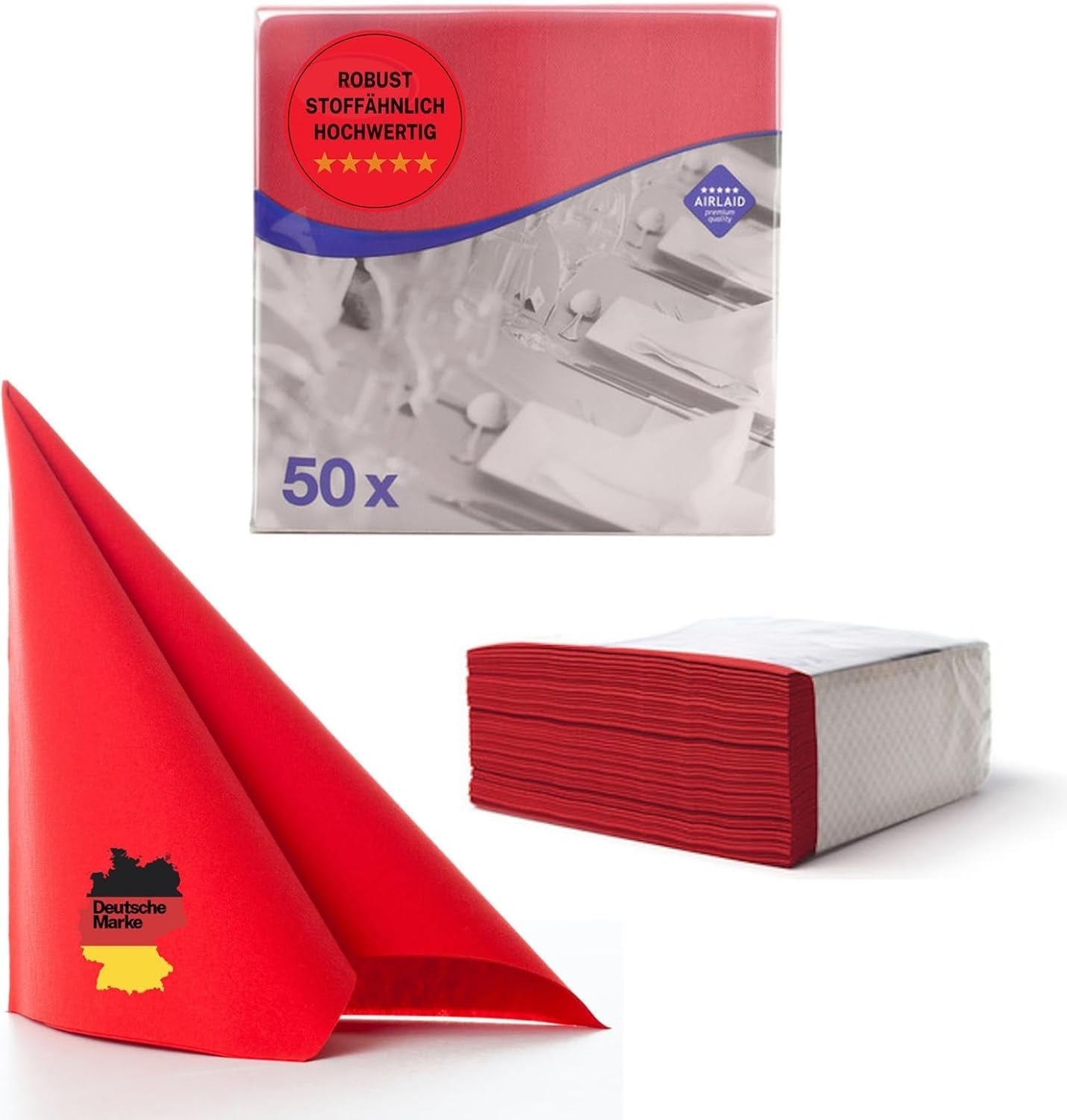 50 Aroba Airlaid servetter Textillook 19 FÄRGER 40X40 Cm 1/4-faldig högkvalitativ textillook Bröllopsservetter för jubileer Hotell Catering Helgdagar Jul Bröllop Rosa