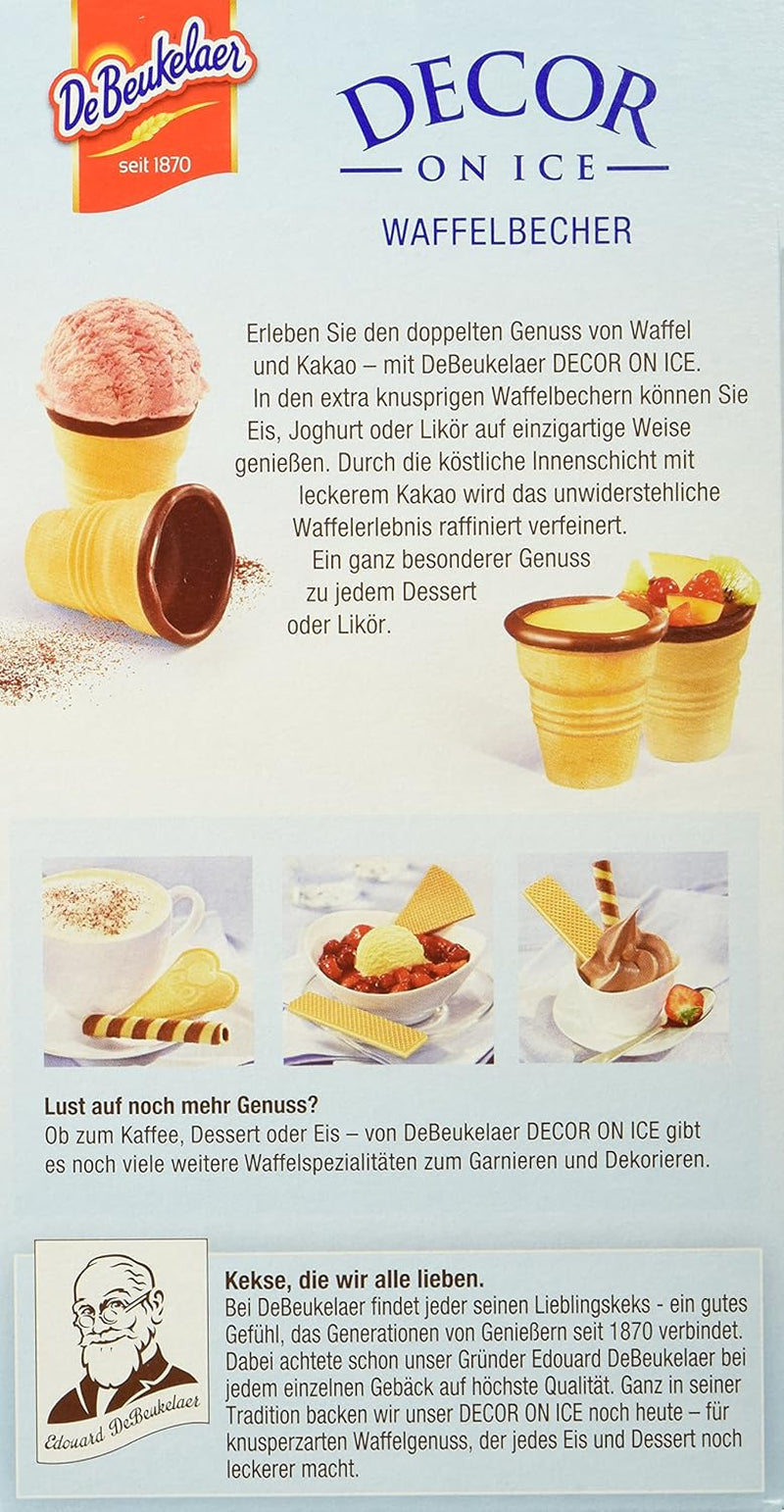 Debeukelaer Decor on Ice - Våffelförpackningar, förpackning om 12 (12 x 60g)