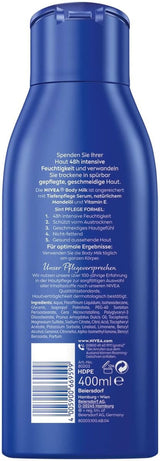 NIVEA Rich Body Milk, intensiv närande kroppskräm med mandelolja, 400 ml dusch och bad Naty Shop