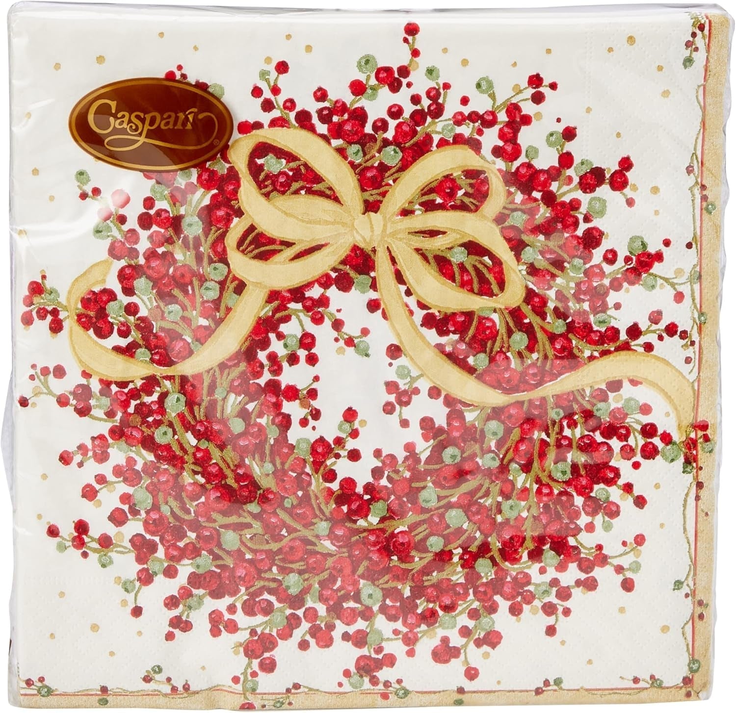 8070C treskiktspappersservetter, 20 stycken, 25 X 25 cm, pepparbär