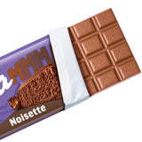Milka MMMAX Noisette – alpin mjölkchoklad med delikat och krämig hasselnötsfyllning – 250g