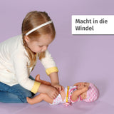 BABY Born Lena (Little Baby Girl) 36Cm, 7-funktions docka för barn från 1 år, fungerar utan batteri, stor docka 36cm Dolls Naty Shop