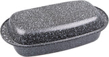 C|H|G Brotback- Und Bratenform Mit Deckel "Granito", Skandia Xtreme Plus: 4-Fach Antihaftbeschichtung in Granitoptik, 37 X 20 X 7 Cm, Made in Germany Formar och brickor för bakning Naty Shop