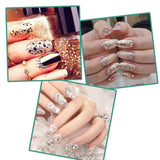 ANGNYA 4000 Stück Strasssteine Nägel Nail Art Strasssteine Dekorationen Nagelsteine Für Nail Art Zubehör Und Klare Kristall Strasssteine Handwerk Mit Pick up Pinzette Und Strass Picker Dotting Pen...