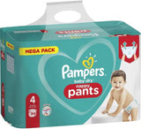 Blöjor Pampers 81657566 Baby-Dry Byxor, vit