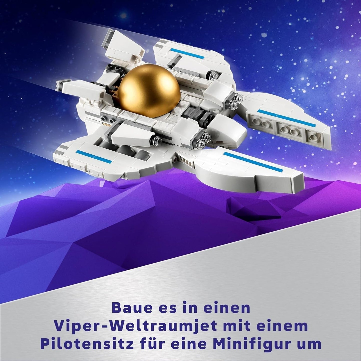 LEGO Creator 3In1 rymdastronautleksak, hund- och rymdskeppsmodellsats för barn, dagisdekorationer, kreativ present för pojkar och flickor 9 år gamla 31152 Byggset Besuche den LEGO-Store