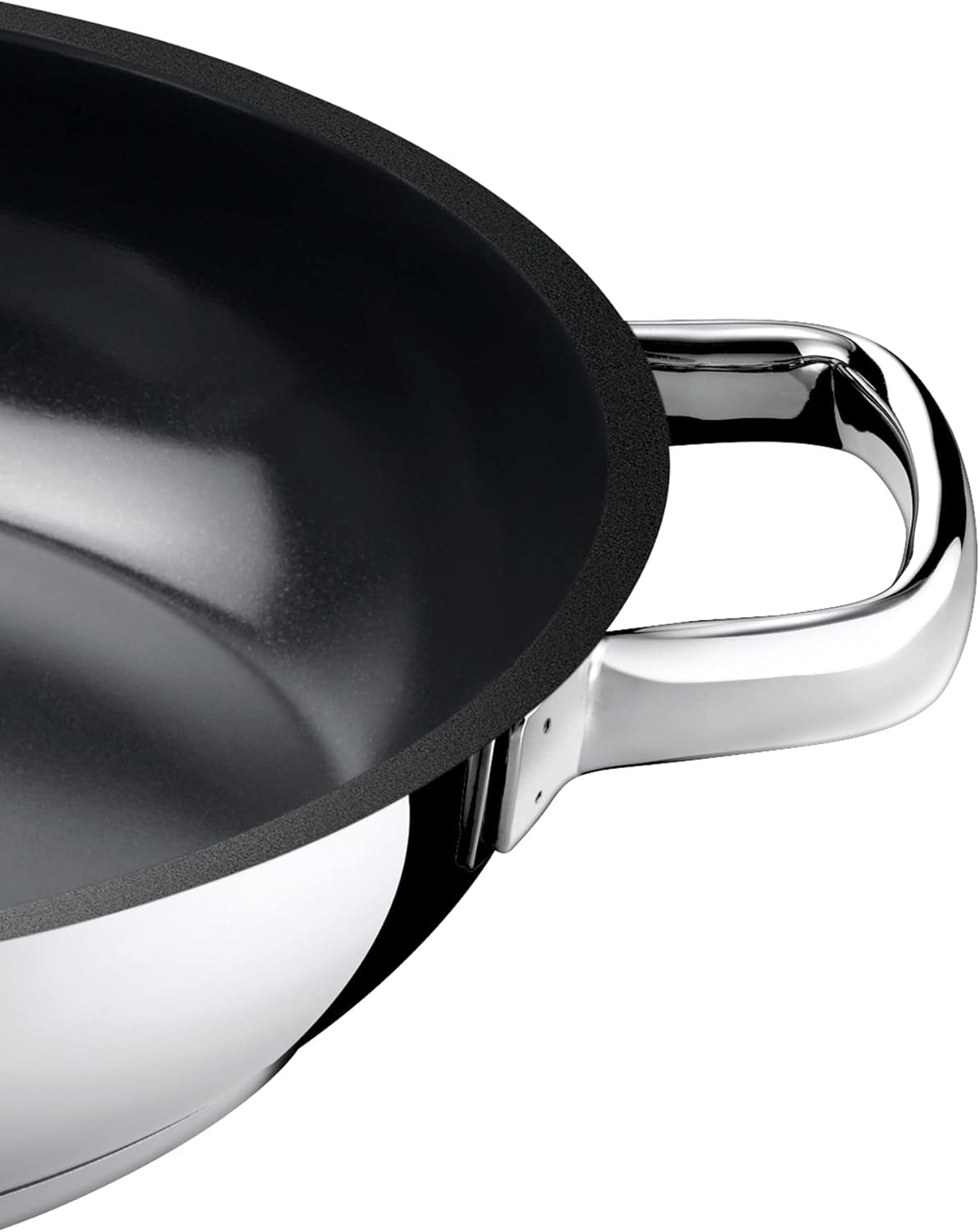 WMF Durado serverings-/stekpanna 28 cm induktion, Cromargan-belagt rostfritt stål, keramisk beläggning, ugnssäker kastruller och stekpannor Naty Shop