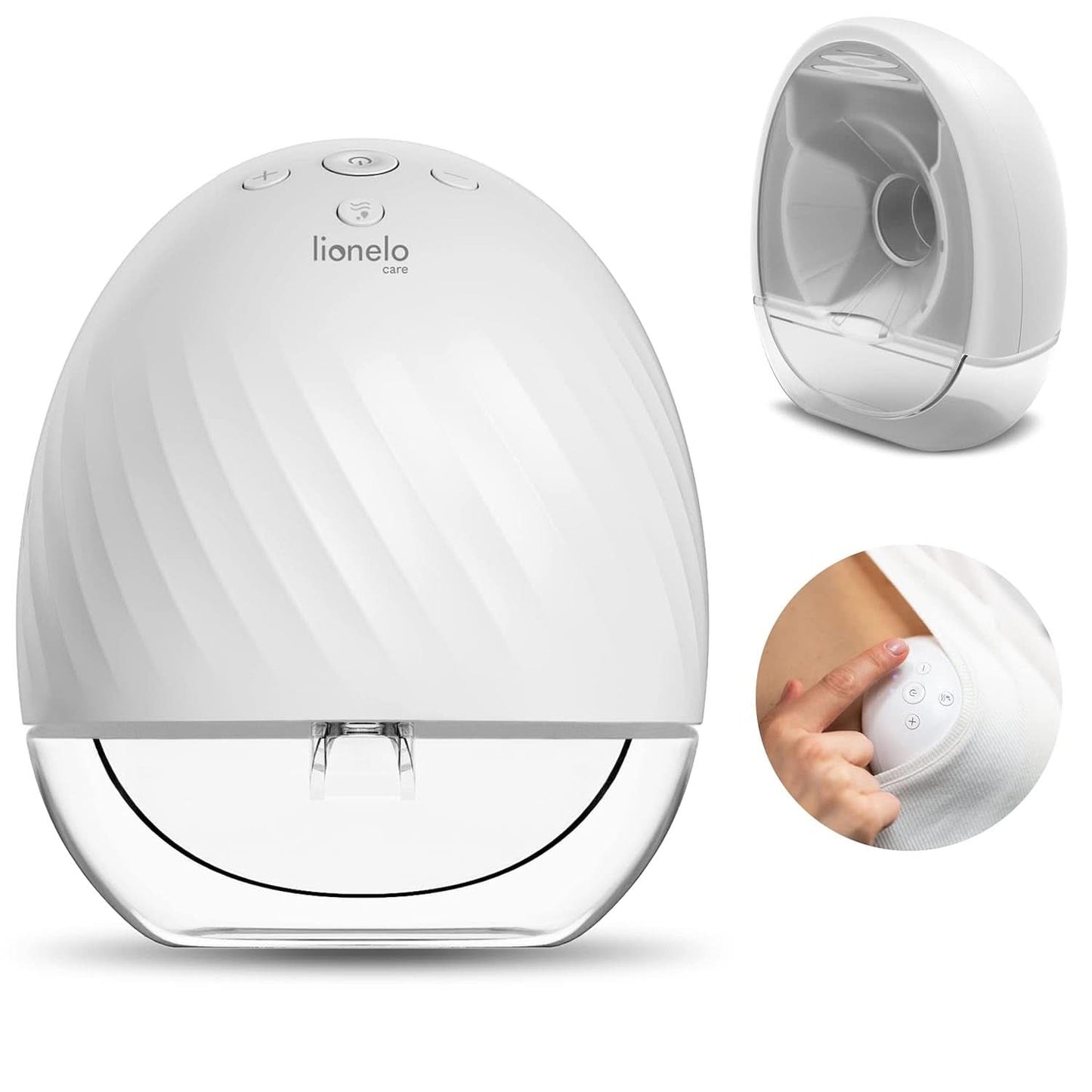 Elektrisk bröstpump LIONELO Fidi Free 2, massageläge, 5 intensitetsnivåer Tillbehör Mat och amning Bebe Naty Shop