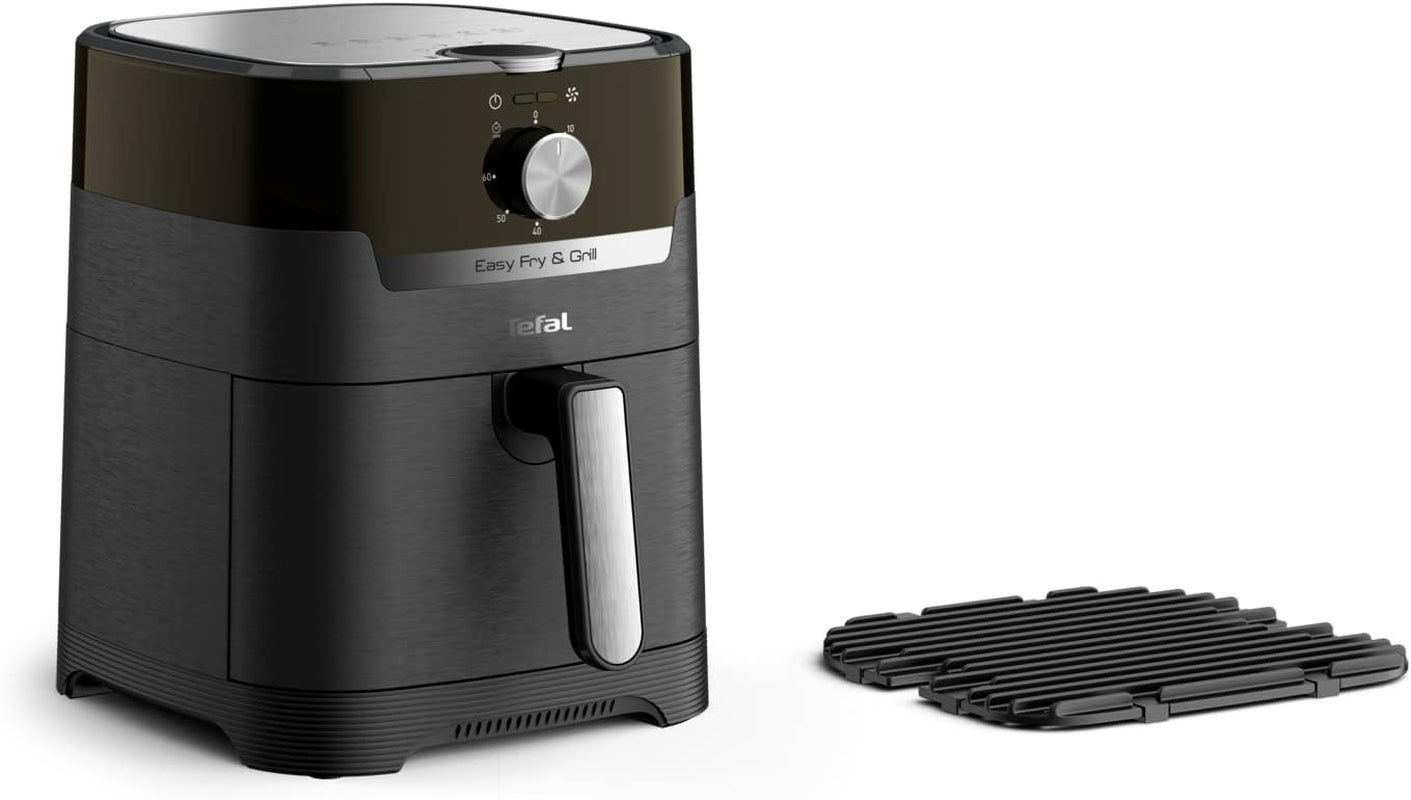 Tefal EY5018 Easy Fry & Grill Classic Air Fryer, 2 i 1-teknik (Air Fryer och Grill), XL, 4,2 liter för 6 portioner, 1550 watt Hushållsapparater Naty Shop Standardtitel