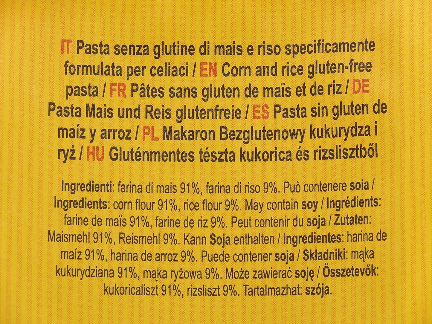 Glutenfri pennepasta med majs och ris, 400g